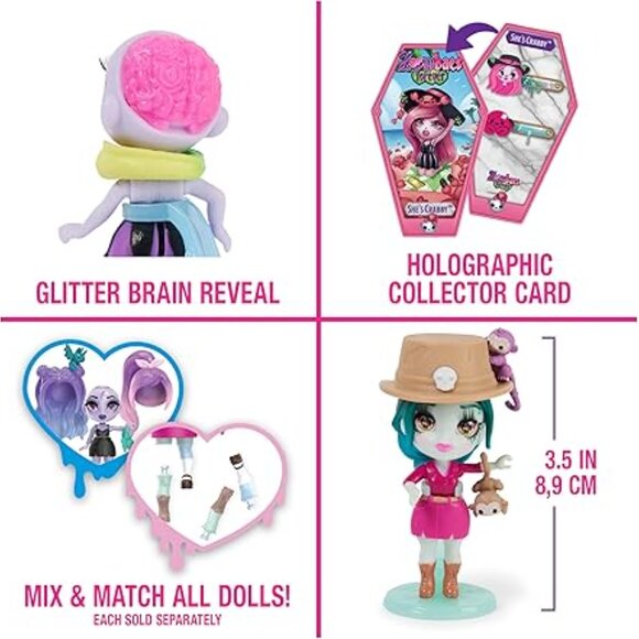 WILD VIBES Zombaes Forever Surprise Collectible Figure Accessories & Toy Coffin - Picture 4 of 9